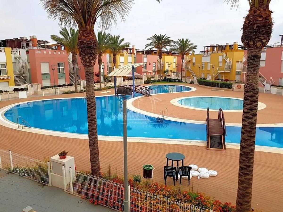 Vera - Playa Fantástico Apto 1-4 Huésped Piscina a 100 m Playa con Parking Terraza URB Laguna Beach Playas de Vera Exterior foto